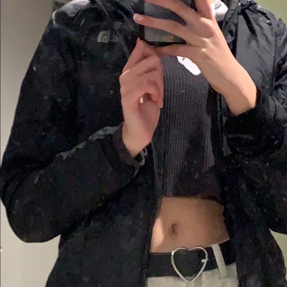 North Face rain jacket with fleece lining